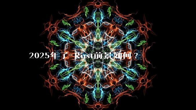 2025年了 Rust前景如何?