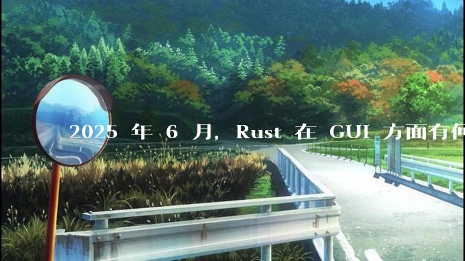 2025 年 6 月，Rust 在 GUI 方面有何大的进展? 你最看好哪个框架?