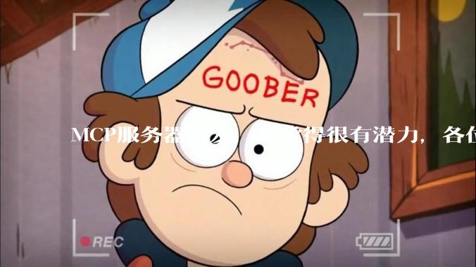 MCP服务器开发，我觉得很有潜力，各位觉得呢？